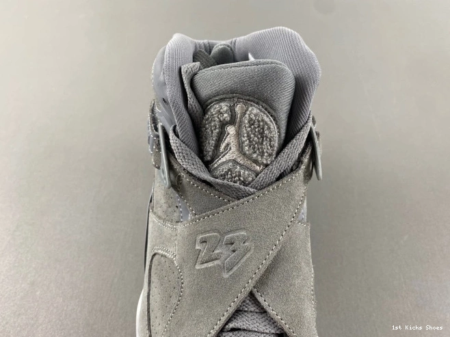 1st Kicks Shoes 8 Cool Grey 305381-014 Jordan Retro 0716